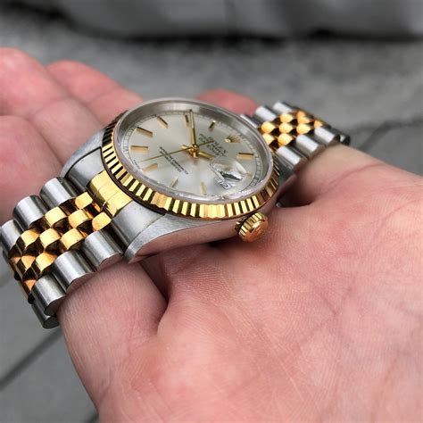 gold and silver rolex